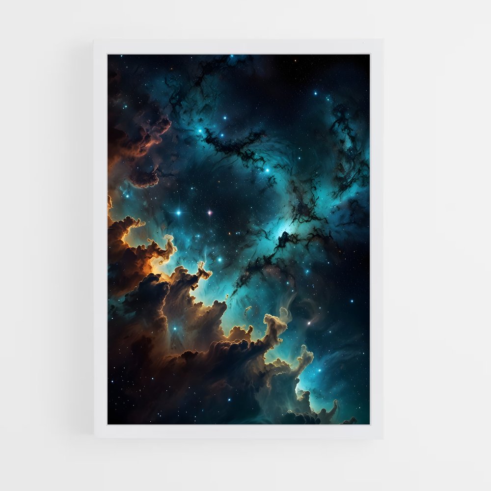 Poster Étoiles en Éclosion – affiche Nébuleuses (vue 3)